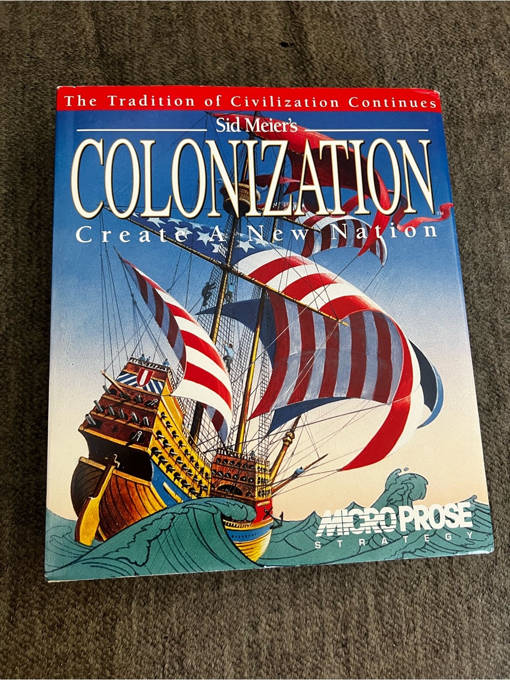 Sid Meier's Colonization (1994) PC Big Box - 100% Complete